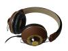 Maxell RETRO DJ II Headphones MXH-HP600 BR with In-Line Microphone Brown